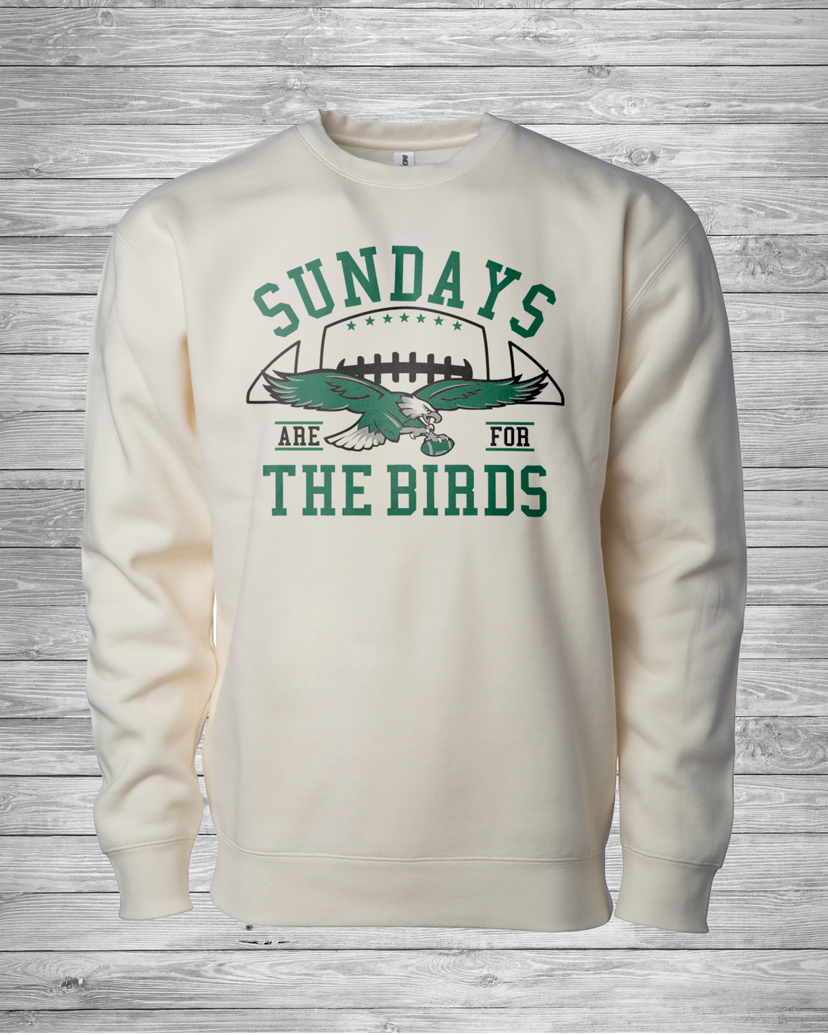 Sundays Are For The Birds, Game Day Crewneck Premium Sweatshirt, Ultra-soft High Quality