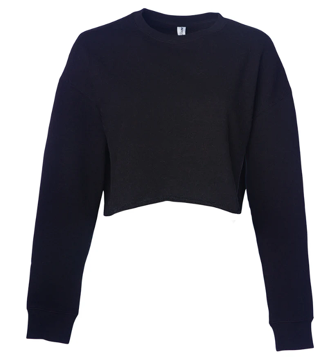 EVERYBODY IN THE PUB GETTIN TIPSY CROP CROPPED Crewneck Sweatshirt St. Patty's Day Party