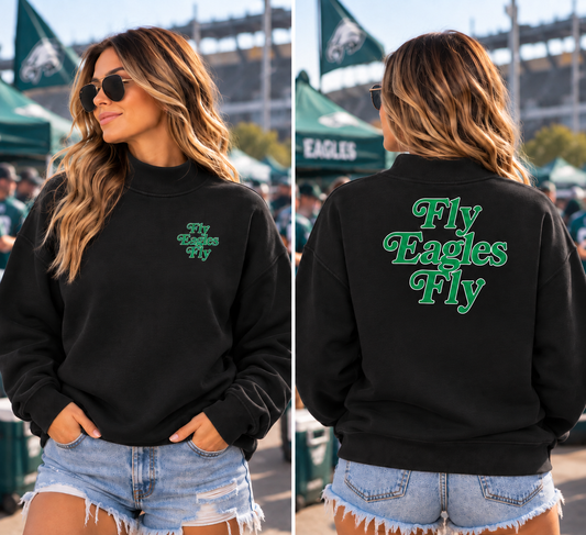 Philadelphia FLY FLY Mock Neck Sweatshirt