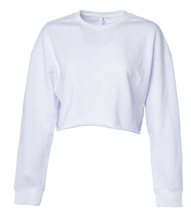 EVERYBODY IN THE PUB GETTIN TIPSY CROP CROPPED Crewneck Sweatshirt St. Patty's Day Party