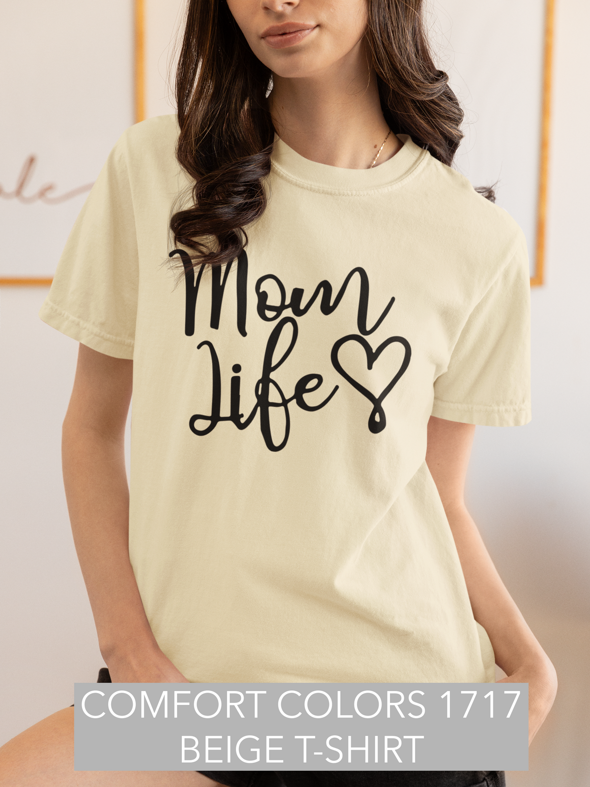 Mom Life Heart T-Shirt Women Shirt Mommy Mama Shirt Funny Mothers Day