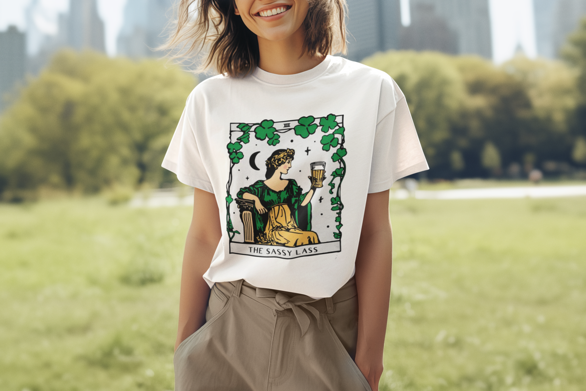 The Sassy Lass Tarot Card Tee