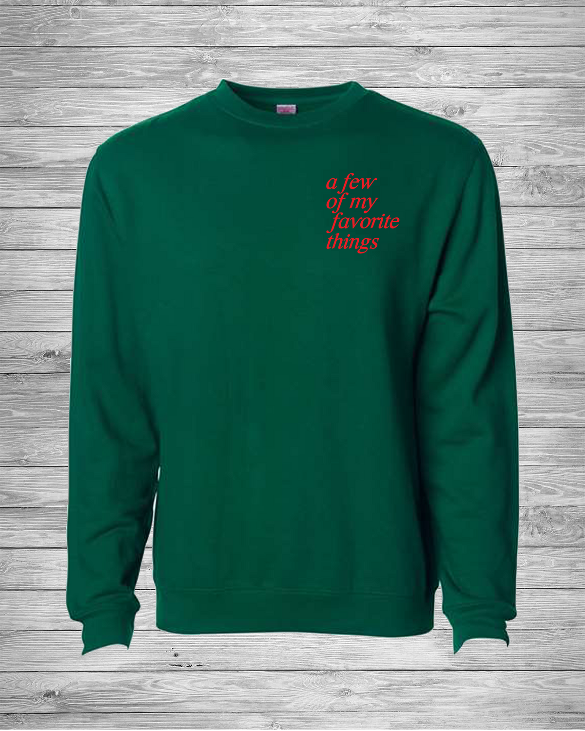 Christmas Holiday Wishlist Crewneck Sweatshirt, Premium Sweatshirt, Ultra-soft High Quality