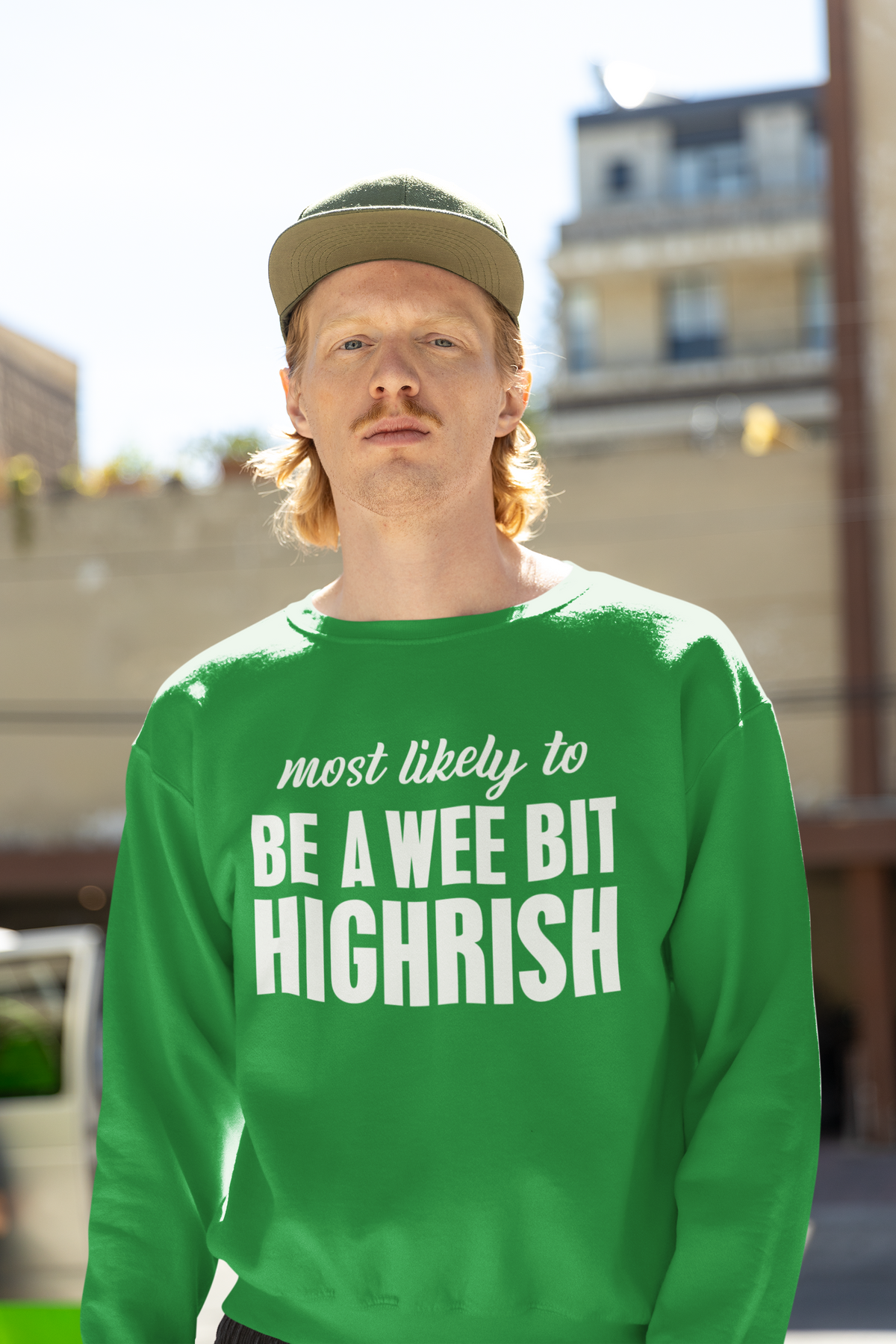 Most Likely To Be A WEE Bit Highrish Crewneck Sweatshirt St. Patty's Day Party