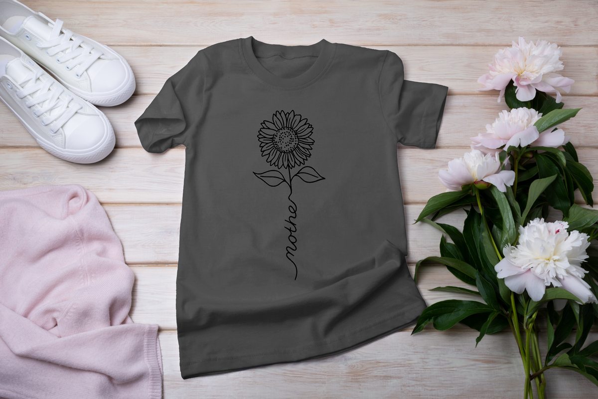 Mother Sunflower T-Shirt Women's Shirt Mommy Mama Shirt Funny Mothers Day