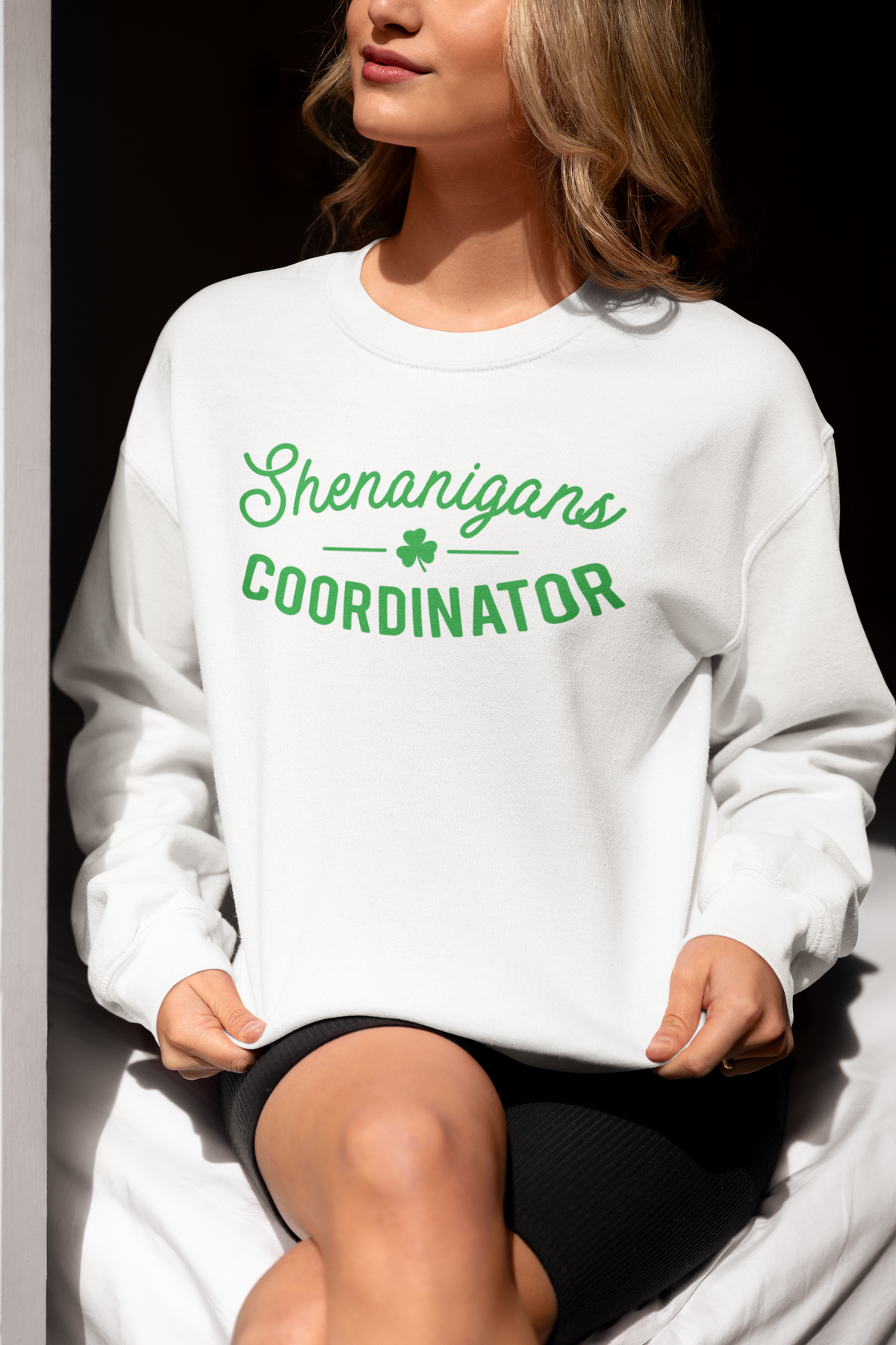 SHENANIGANS COORDINATOR Crewneck Sweatshirt St. Patty's Day Party