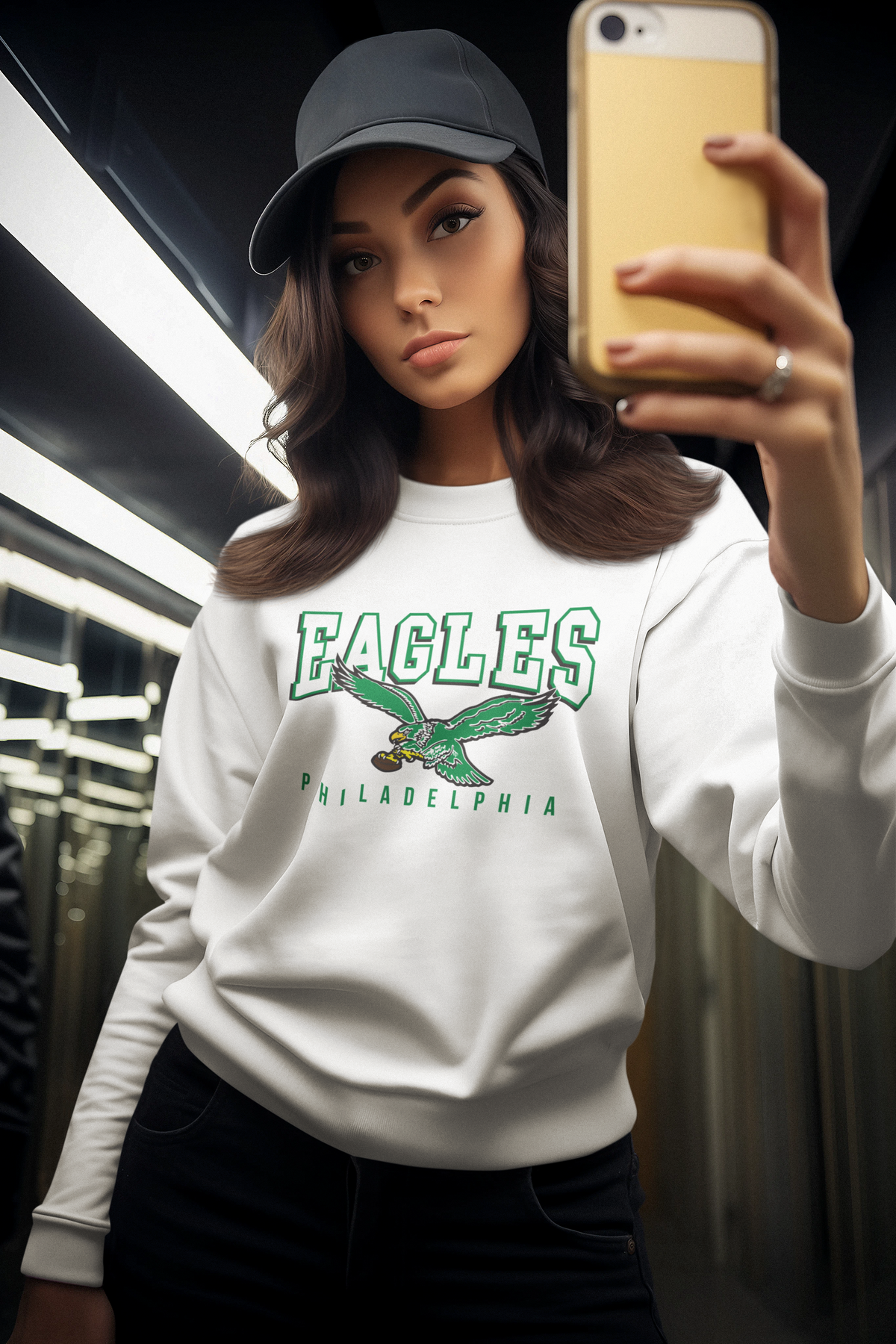Philadelphia Football, Game Day Crewneck Sweatshirt, High Quality