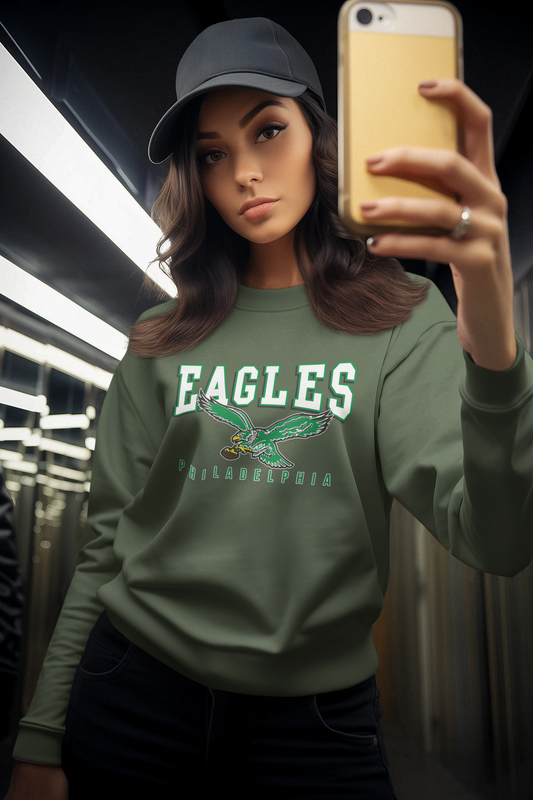 Philadelphia Football, Game Day Crewneck Sweatshirt, High Quality
