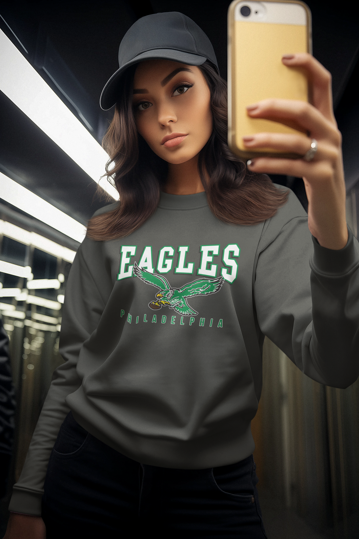 Philadelphia Football, Game Day Crewneck Sweatshirt, High Quality
